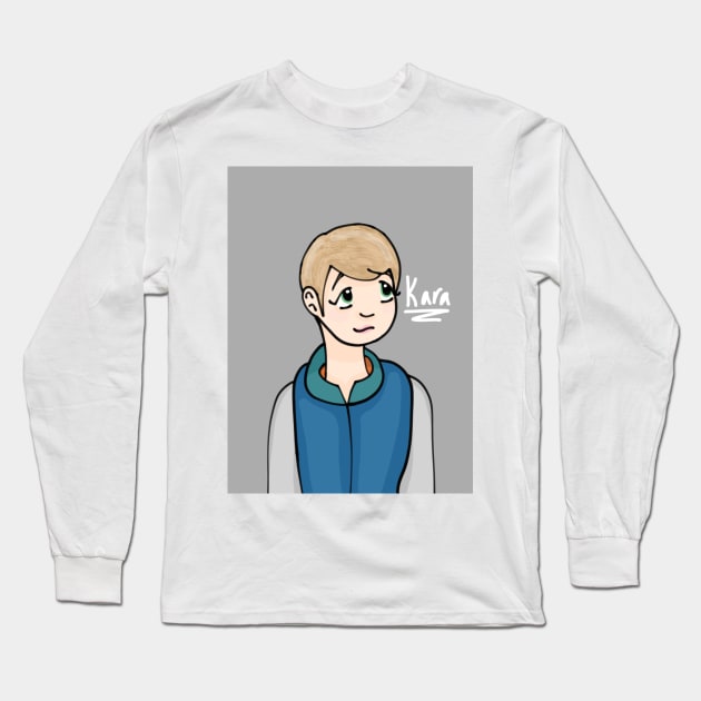 Kara Long Sleeve T-Shirt by ceolsonart